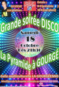 SOIREE DISCO LE SAMEDI 18 OCTOBRE